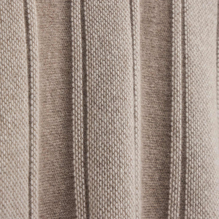 Womens Poncho in Natural Stripe | James Perse Los Angeles FLAT