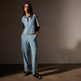 Washed Denim Cargo Pant in Bleach Wash | James Perse in Los Angeles