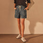 Pull On Denim Short in Medium Wash | James Perse Los Angeles