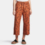 Island Print Cropped Pant In Amber Island Print | James Perse Los Angeles