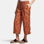 Island Print Cropped Pant In Amber Island Print | James Perse Los Angeles