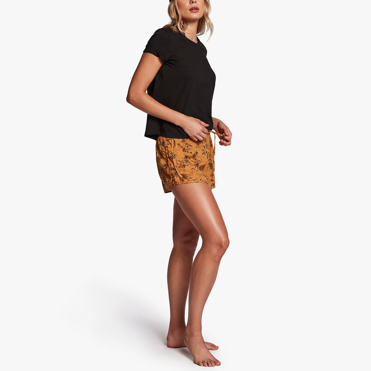 Island Print Dolphin Short In Comet Island Print | James Perse Los Angeles
