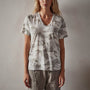 Camo Clear Jersey Short Sleeve Tee in Dust Camo | James Perse Los Angeles