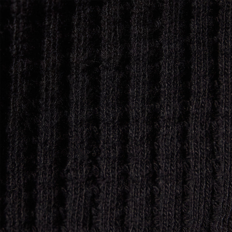 Thermal Zip Up in Black | James Perse Los Angeles