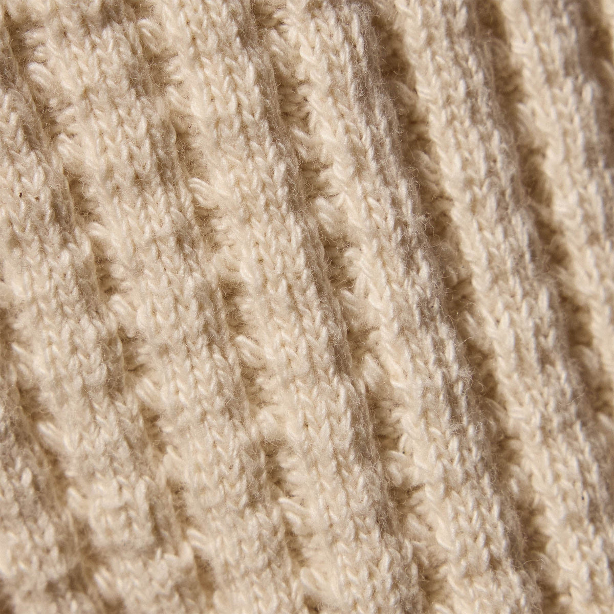 Thermal Zip Up in Natural | James Perse Los Angeles