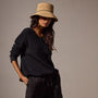 Thermal Sweatshirt in Black | James Perse Los Angeles