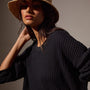 Thermal Sweatshirt in Black | James Perse Los Angeles