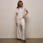 Cotton Cashmere Tee in Off White | James Perse Los Angeles
