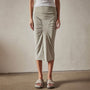 Ruched Pencil Skirt in Silt | James Perse Los Angeles 