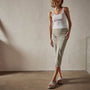 Ruched Pencil Skirt in Silt | James Perse Los Angeles 