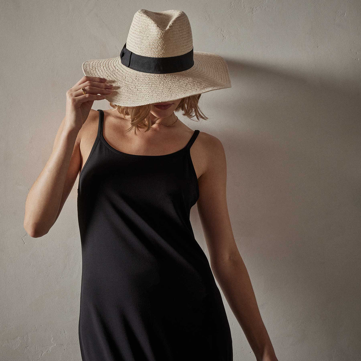Matte Jersey Tank Dress in Black | James Perse Los Angeles