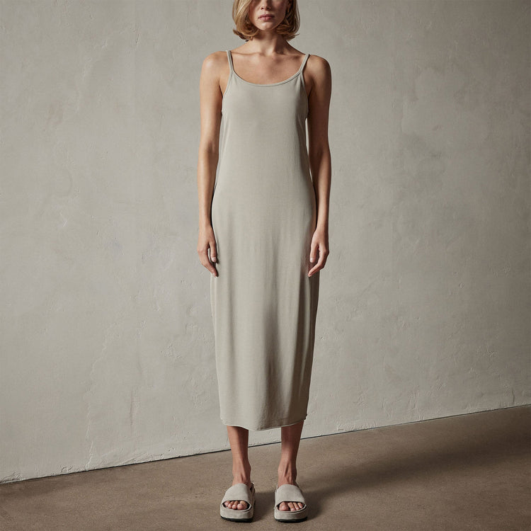 Matte Jersey Tank Dress in Mineral | James Perse Los Angeles