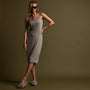 Matte Jersey Tank Dress in Mineral | James Perse Los Angeles