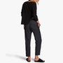 Cotton Linen Boat Neck Sweater In Black | James Perse Los Angeles
