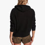 Cotton Linen Hoodie In Black | James Perse Los Angeles