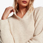 Cotton Linen Hoodie - Ivory | James Perse Los Angeles
