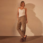 Seersucker Cargo Pant in Cashew Pigment | James Perse Los Angeles