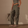 Seersucker Cargo Pant in Palm Pigment | James Perse Los Angeles