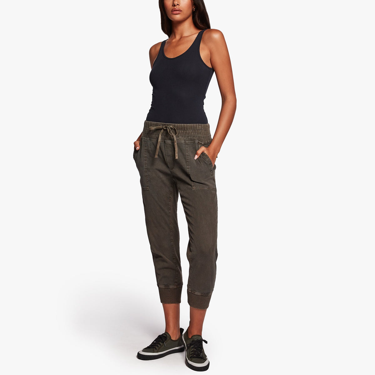 Mixed Media Pant In Alligator Pigment | James Perse Los Angeles