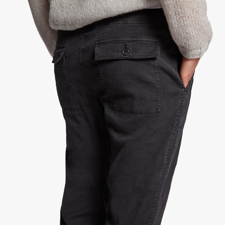 Mixed Media Pant in Carbon Pigment | James Perse Los Angeles