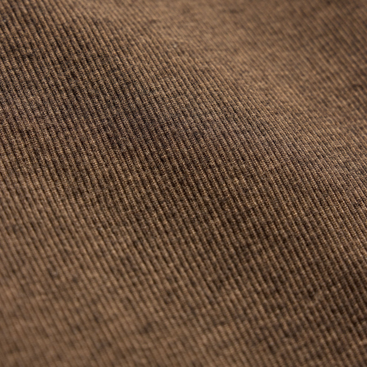 Cotton Cashmere Rib Tank in Brown | James Perse Los Angeles