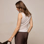 Cotton Cashmere Rib Tank in Off White | James Perse Los Angeles