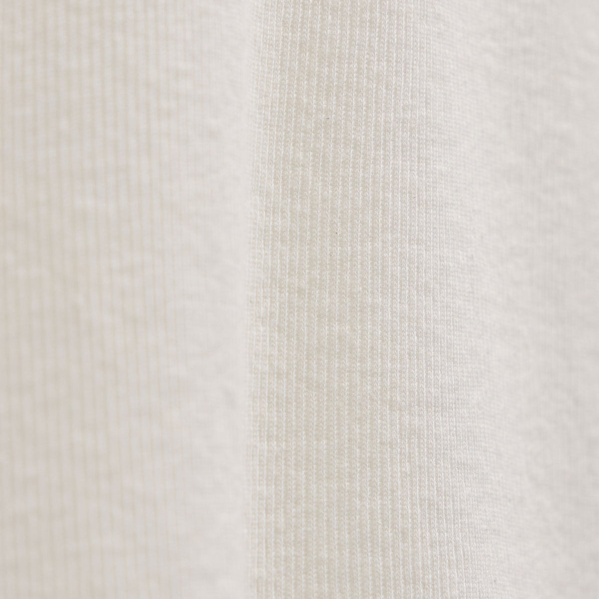 Cotton Cashmere Rib Keyhole Top in Off White | James Perse Los Angeles