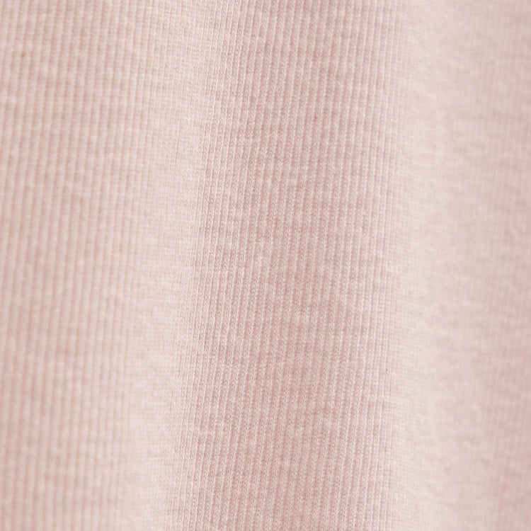 Cotton Cashmere Rib Keyhole Top in Rose Quartz | James Perse Los Angeles