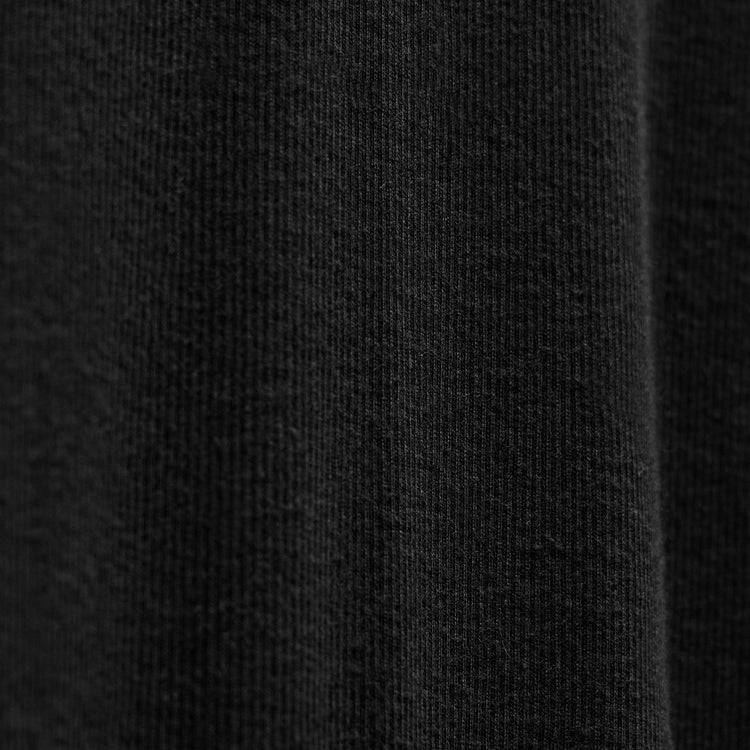 Cotton Cashmere Rib Keyhole Dress in Black | James Perse Los Angeles