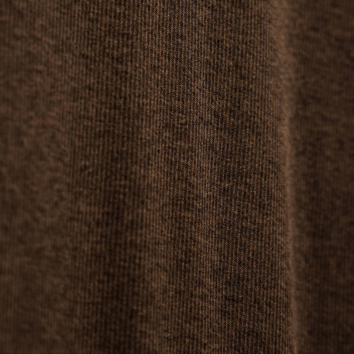 Cotton Cashmere Rib Keyhole Dress in Brown | James Perse Los Angeles