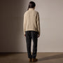 Cashmere Silk Zip Cardigan in Biscotti | James Perse Los Angeles
