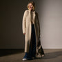 Cashmere Double Breasted Coat in Biscotti | James Perse Los Angeles