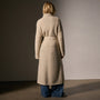 Cashmere Double Breasted Coat in Biscotti | James Perse Los Angeles
