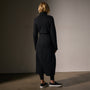Cashmere Double Breasted Coat in Black | James Perse Los Angeles