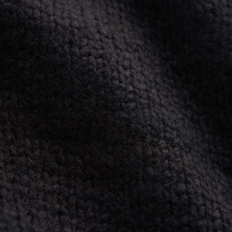 Chnky Knt Cashmere Silk Tie Crdgn in Black | James Perse Los Angeles FLAT