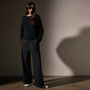 Low Gauge Cashmere Crew  in Black | James Perse Los Angeles
