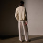 Low Gauge Cashmere Crew  in Snow | James Perse Los Angeles