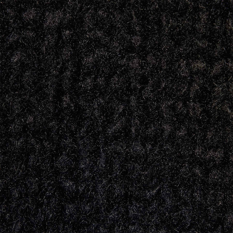Low Gauge Cashmere Half Zip  in Black | James Perse Los Angeles