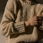 Cashmere Silk Crew Neck in Biscotti | James Perse Los Angeles