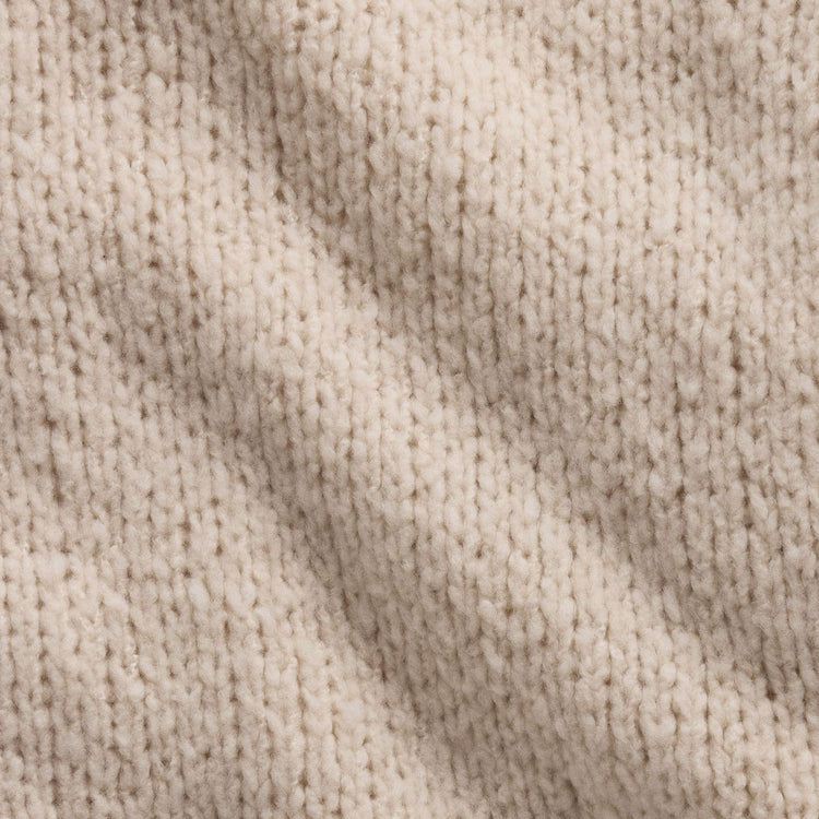 Cashmere Silk Crew Neck in Biscotti | James Perse Los Angeles FLAT
