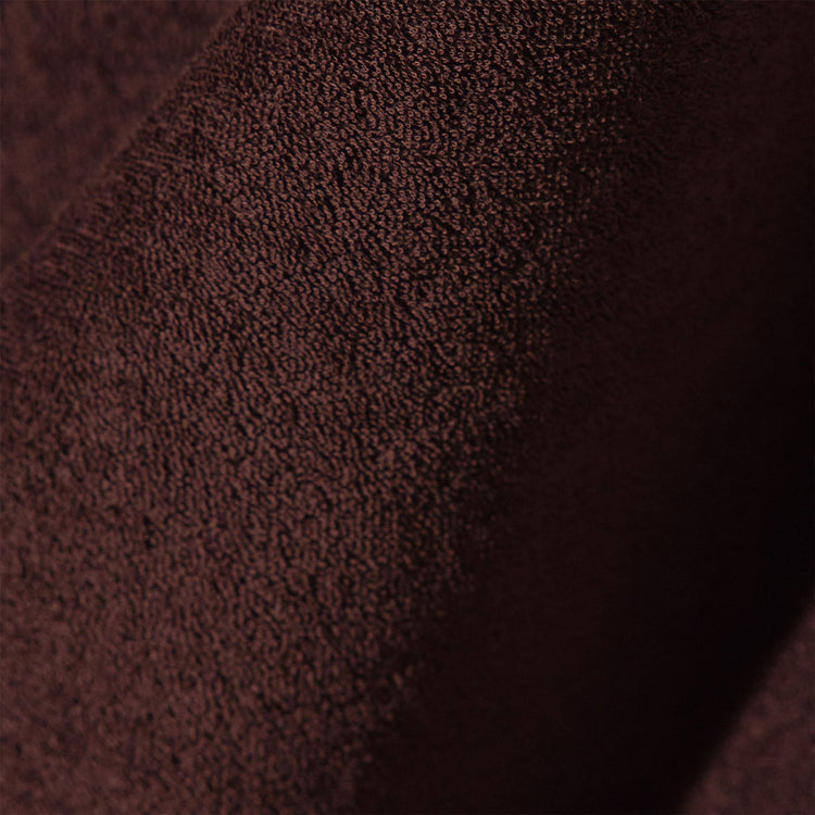 Cotton Terry Placket Short Sleeve in Mahogany | James Perse Los Angeles