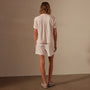 Cotton Terry Placket Short Sleeve in Zephyr | James Perse Los Angeles