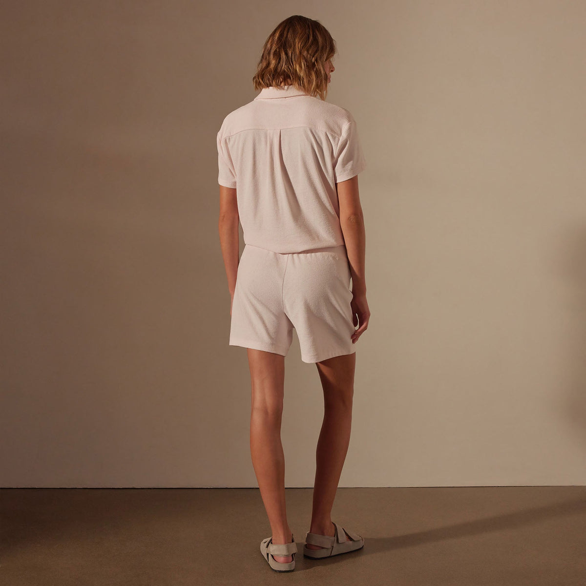 Cotton Terry Sweat Short in Zephyr | James Perse Los Angeles