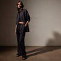 Cotton Twill Tunic Shirt in Black | James Perse Los Angeles