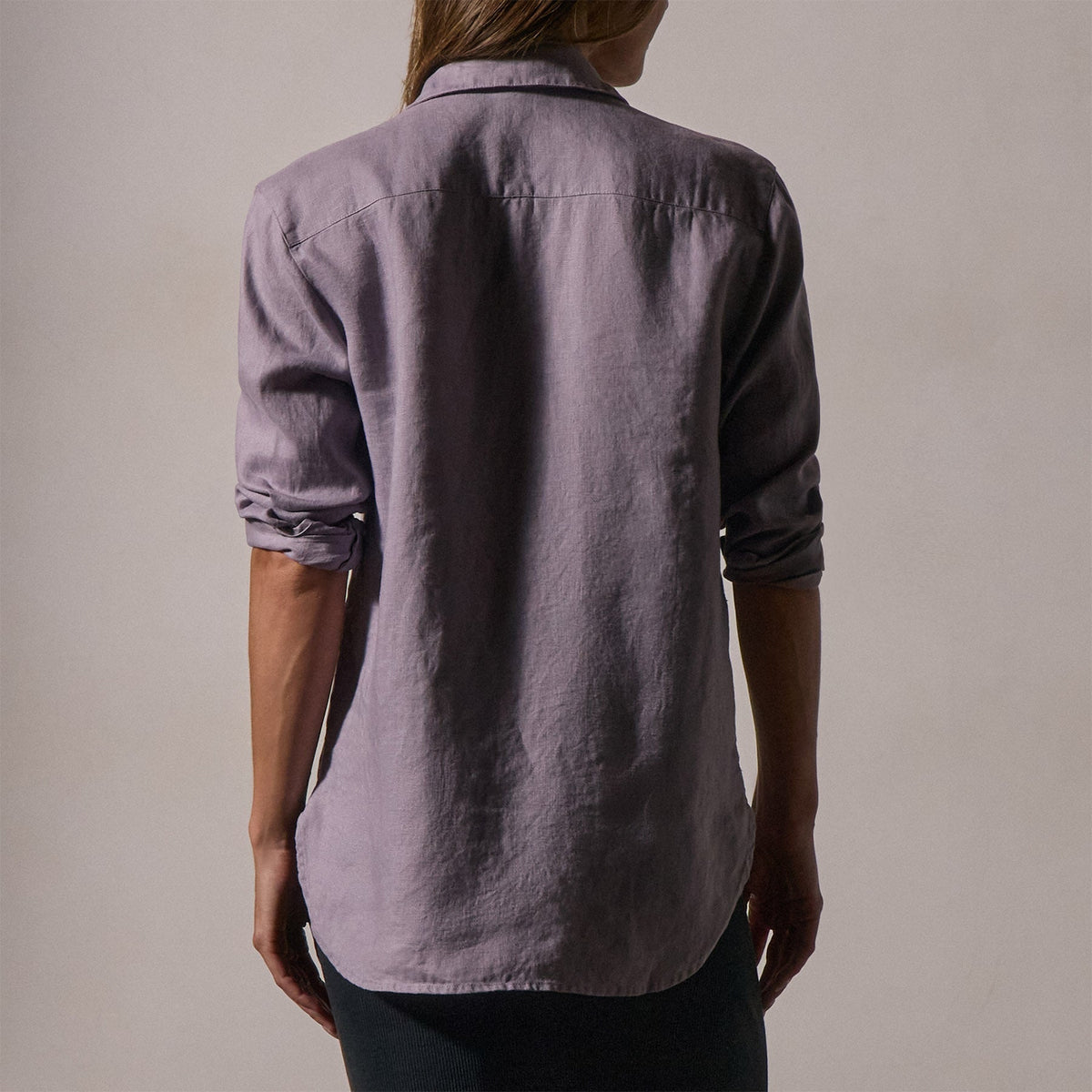 Linen Shirt in Iris | James Perse Los Angeles