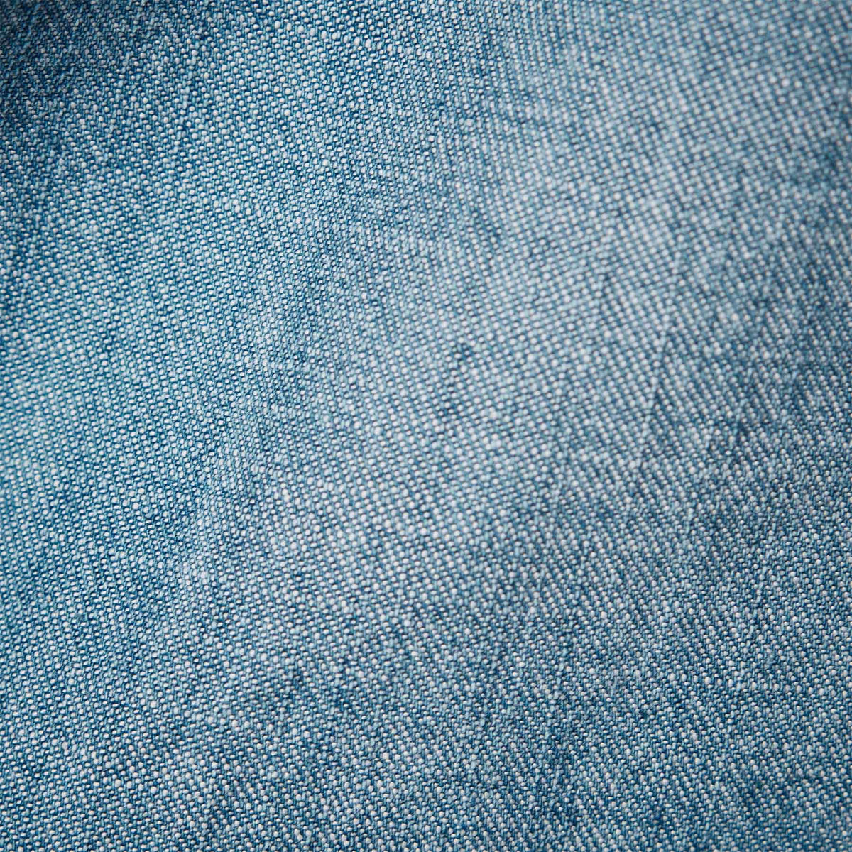 Cropped Boxy Denim Shirt in Light Wash | James Perse Los Angeles