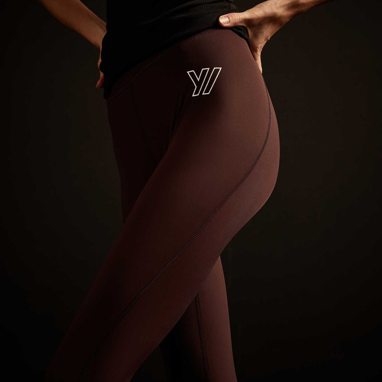 Y/OSEMITE Graphic Legging In Dusty Purple/White | James Perse Los Angeles