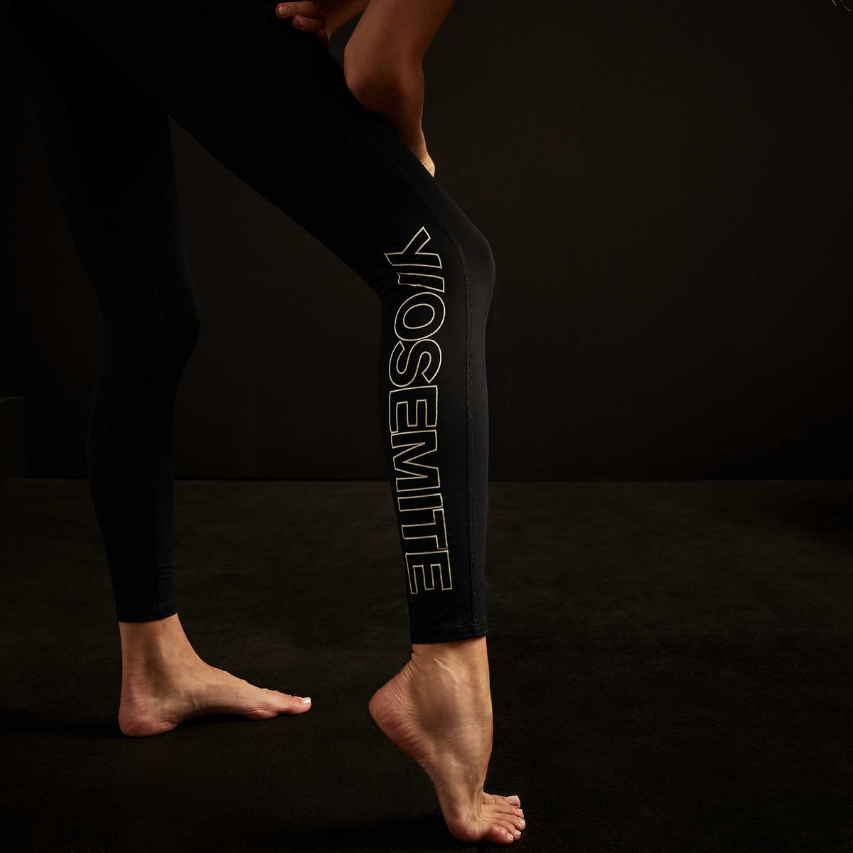 Y/OSEMITE Graphic Legging In French Navy/Grey | James Perse Los Angeles