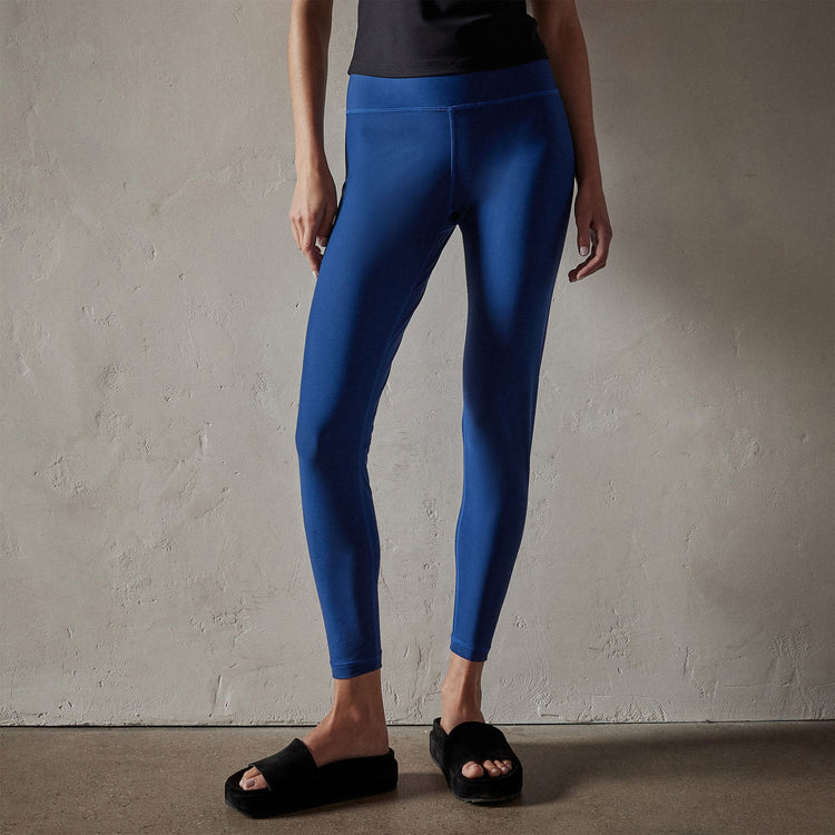 High Rise Yoga Pant in Campus Blue | James Perse Los Angeles