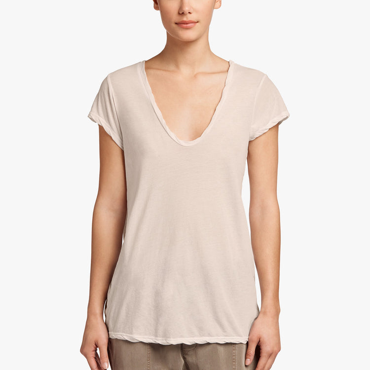 High Gauge Deep V Tee - Drop | James Perse Los Angeles
